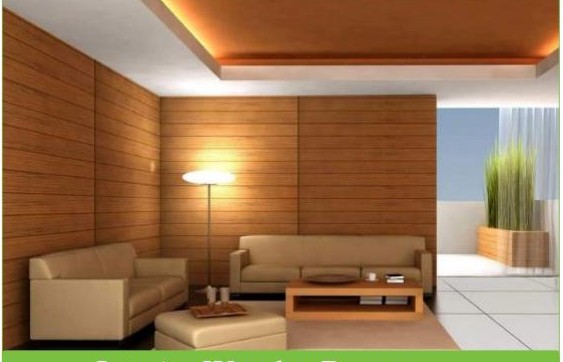 Interior wooden decor